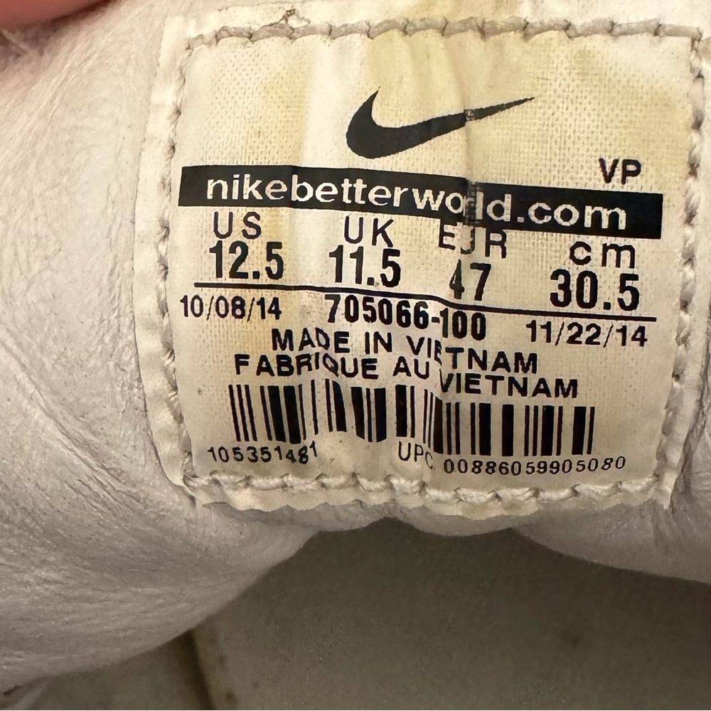 Nike Air Python Premium White Sneakers Atheleisur… - image 9